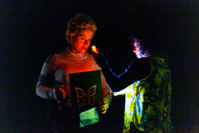 Imagens das aulas de fotografia, animação e light-painting