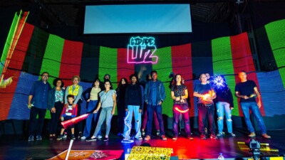 Imagens das aulas de fotografia, animação e light-painting