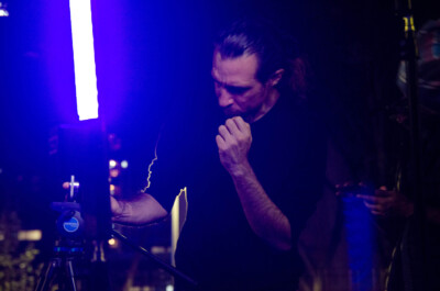 Imagens das aulas de fotografia, animação e light-painting