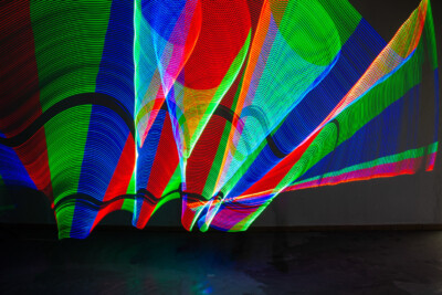 Imagens das aulas de fotografia, animação e light-painting